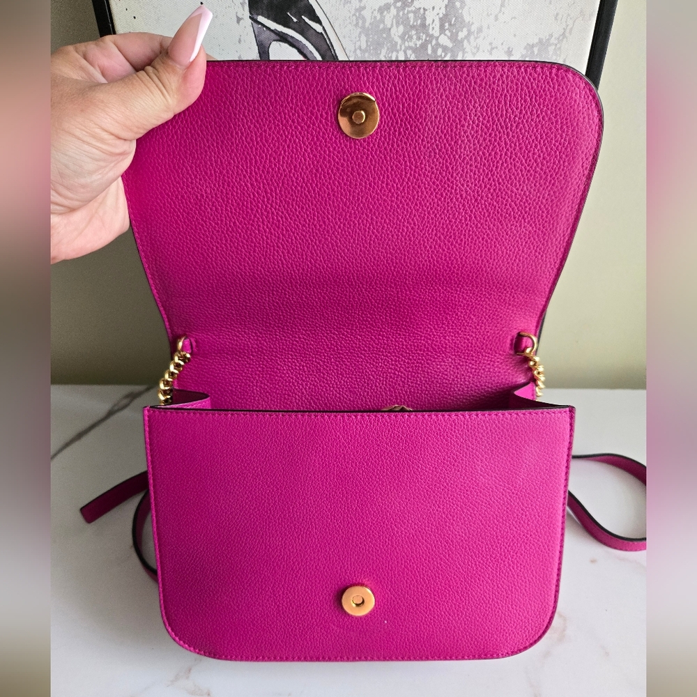 Versace Virtus Leather Crossbody Bag - Picture 8 of 14
